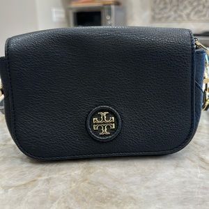 Tory Burch Black Robinson Mini Crossbody